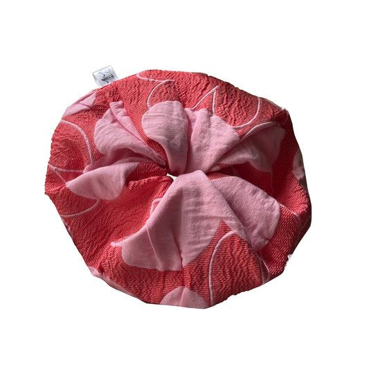 Red Brocade Scrunchy