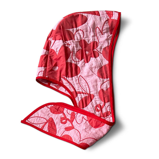 Poppy Red Brocade Snood