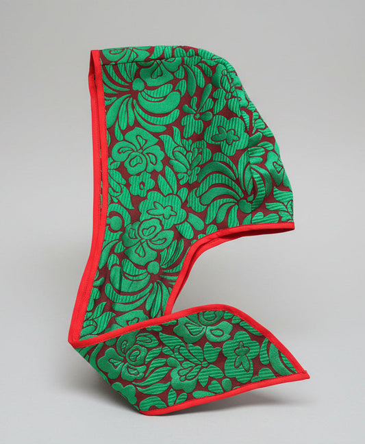 Green Brocade Snood