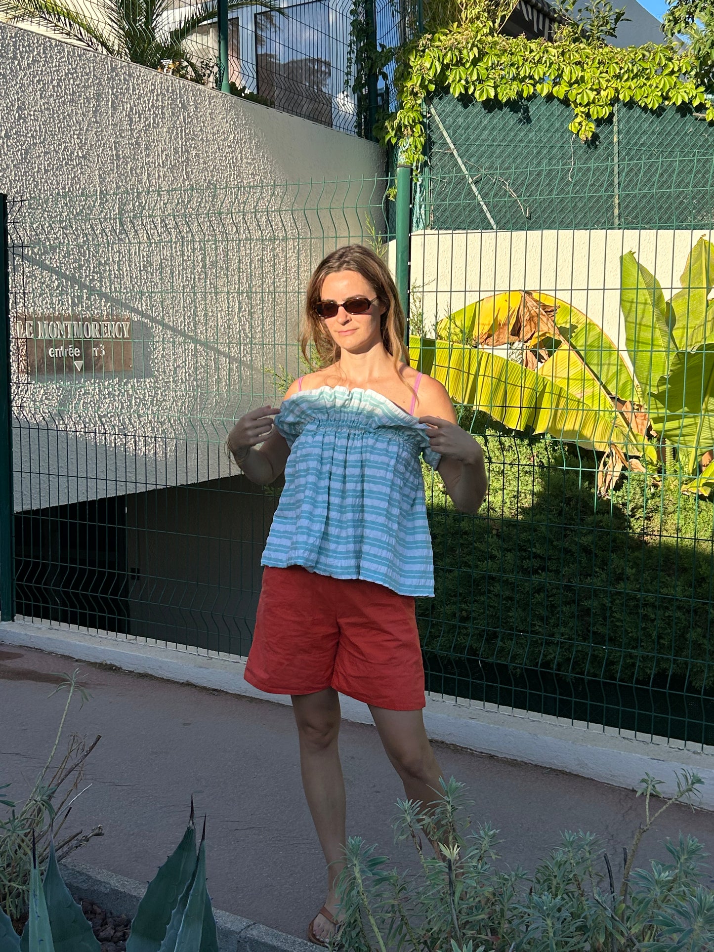 Puff Top/Skirt Turquoise