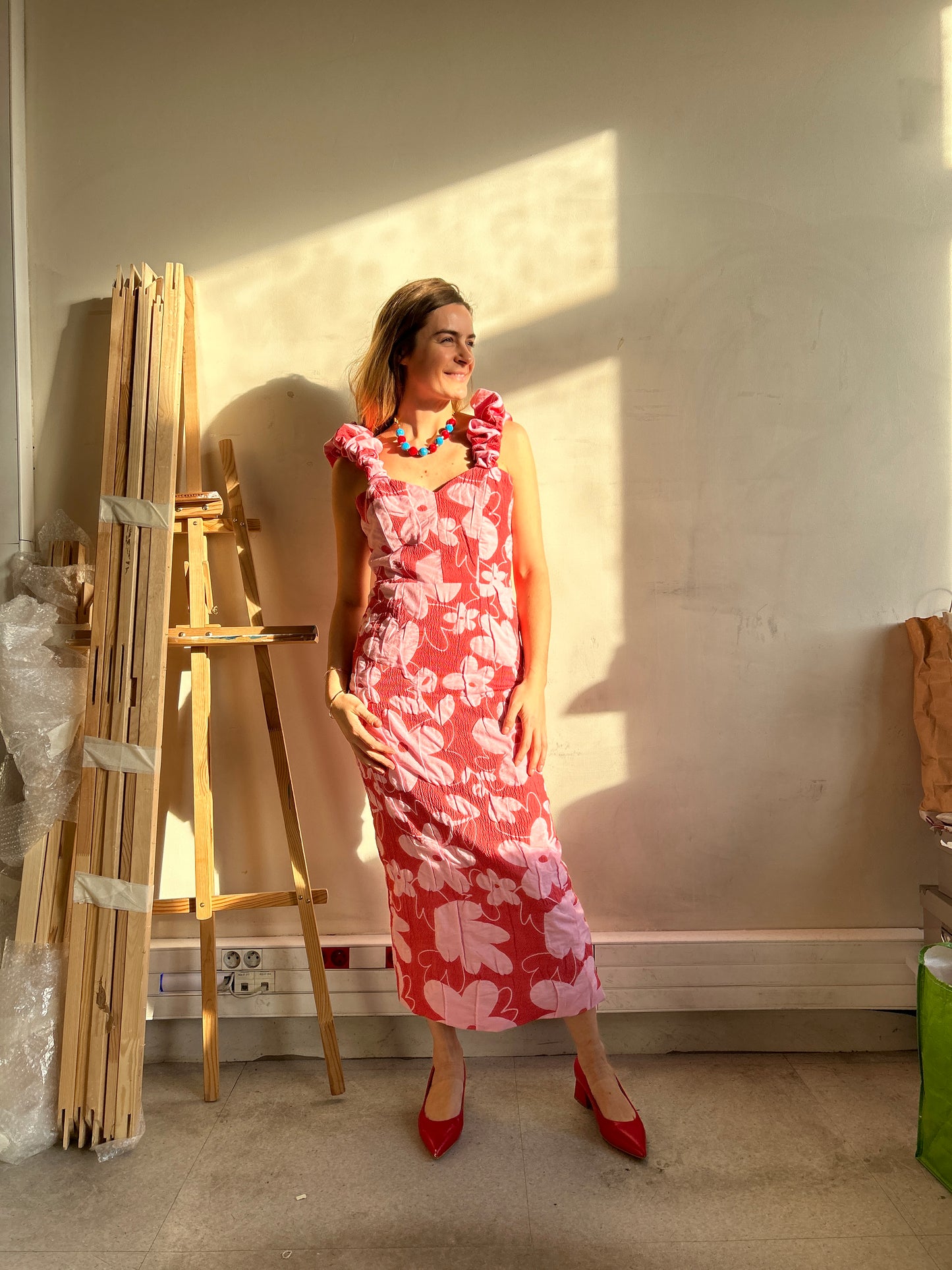 Willa dress red