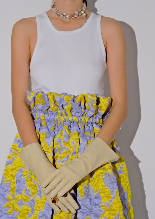 Lilac Puff long skirt