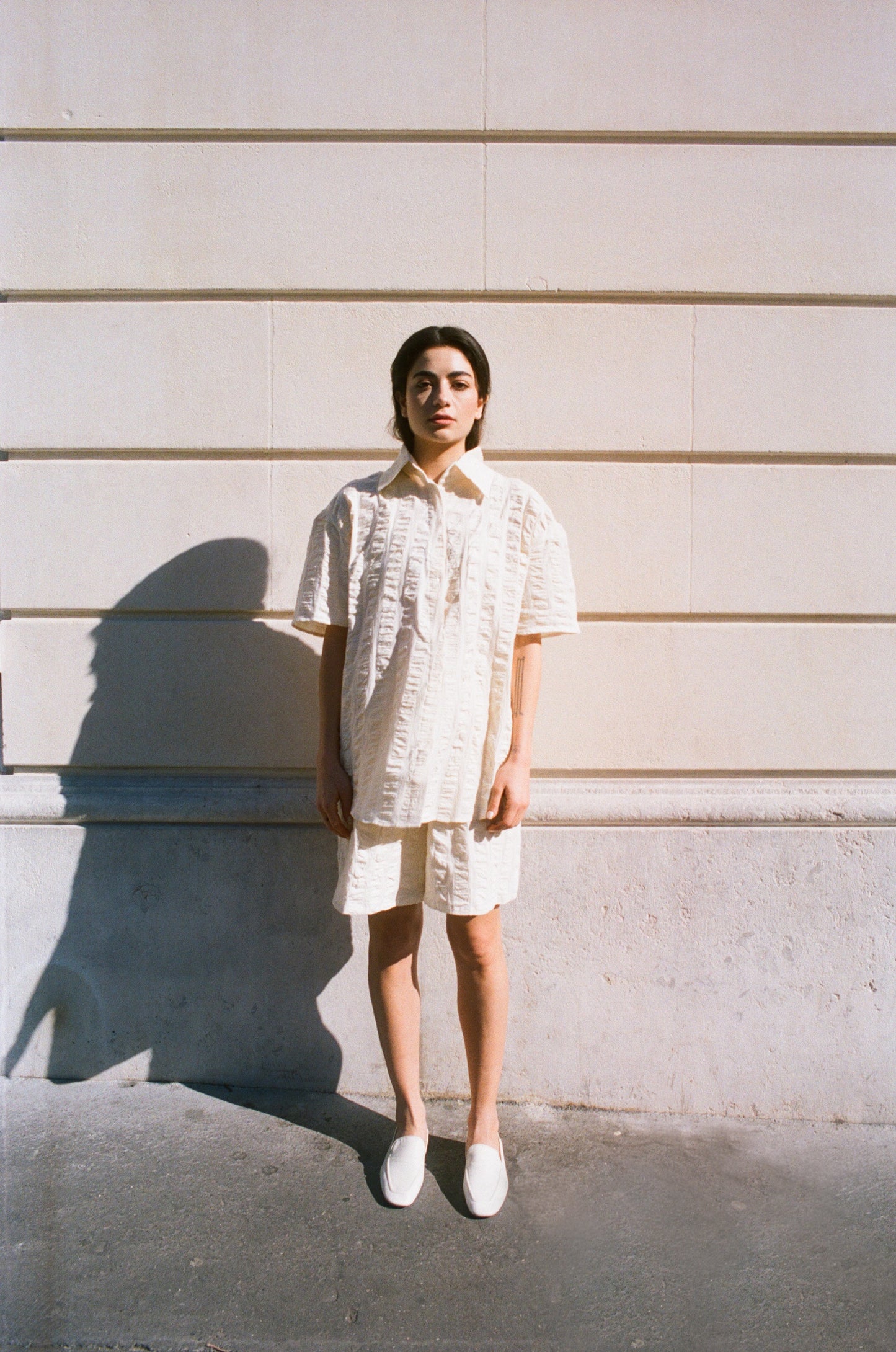 JOAN SHIRT - BEIGE - UNIQUE PIECE