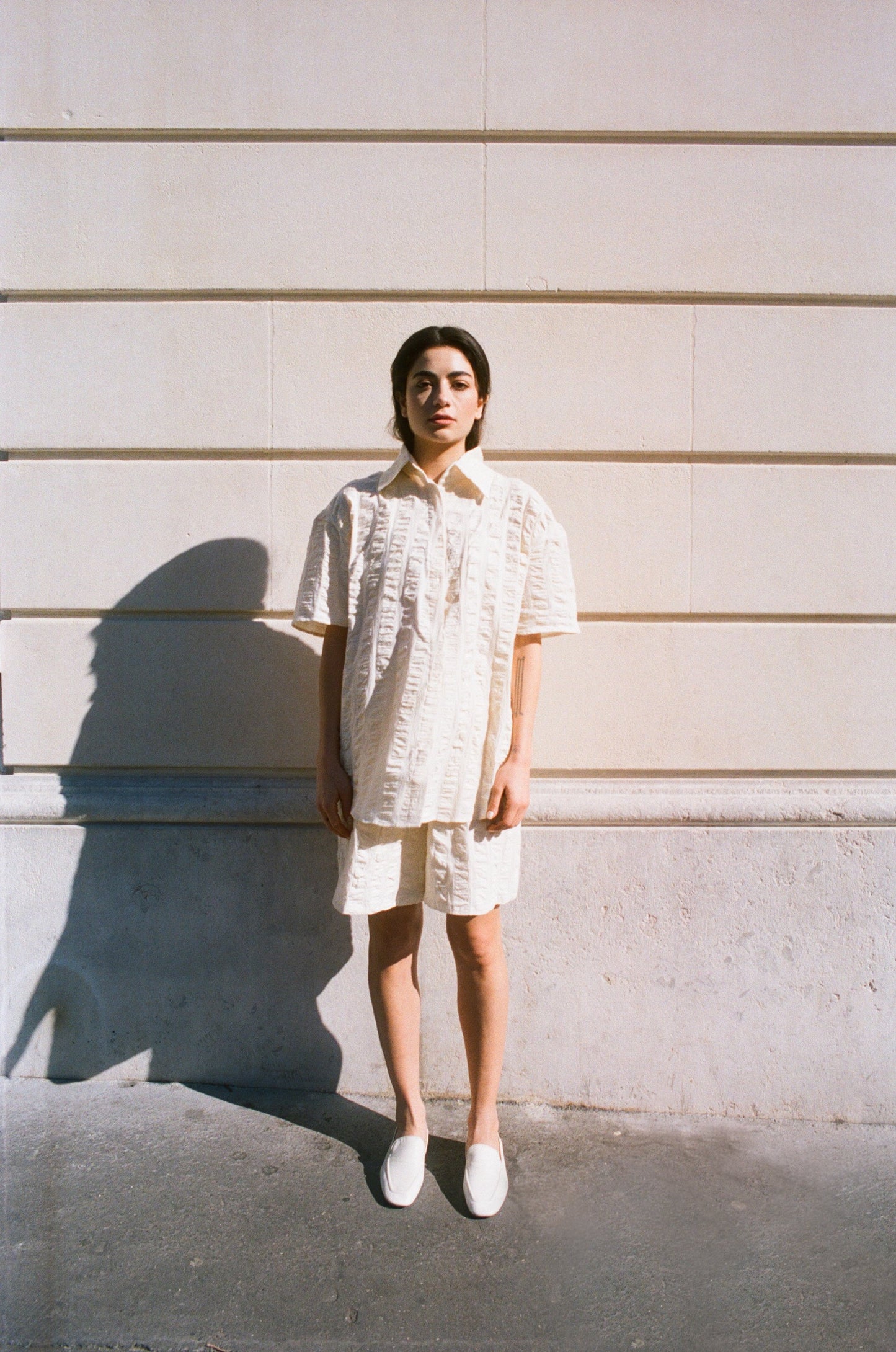 JOAN SHIRT - BEIGE - UNIQUE PIECE