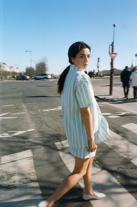 JOAN SHIRT - VINTAGE GREEK COTTON