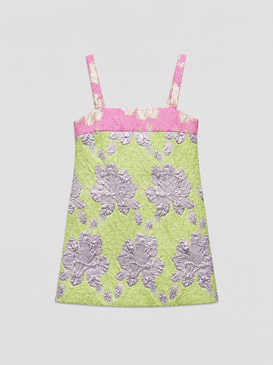 Betty Dress Pink/Green