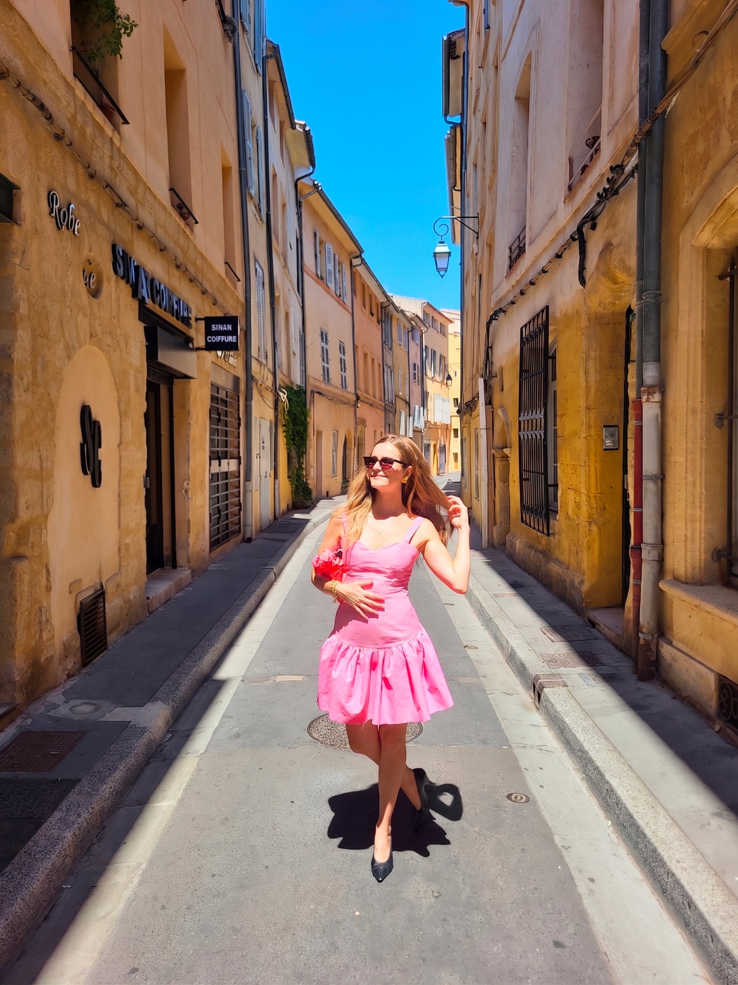 Nancy Short Dress Pink