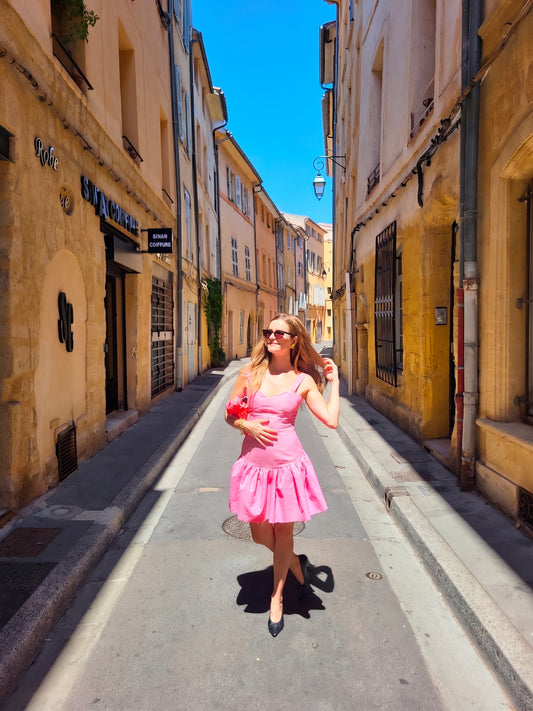 Nancy Short Dress Pink