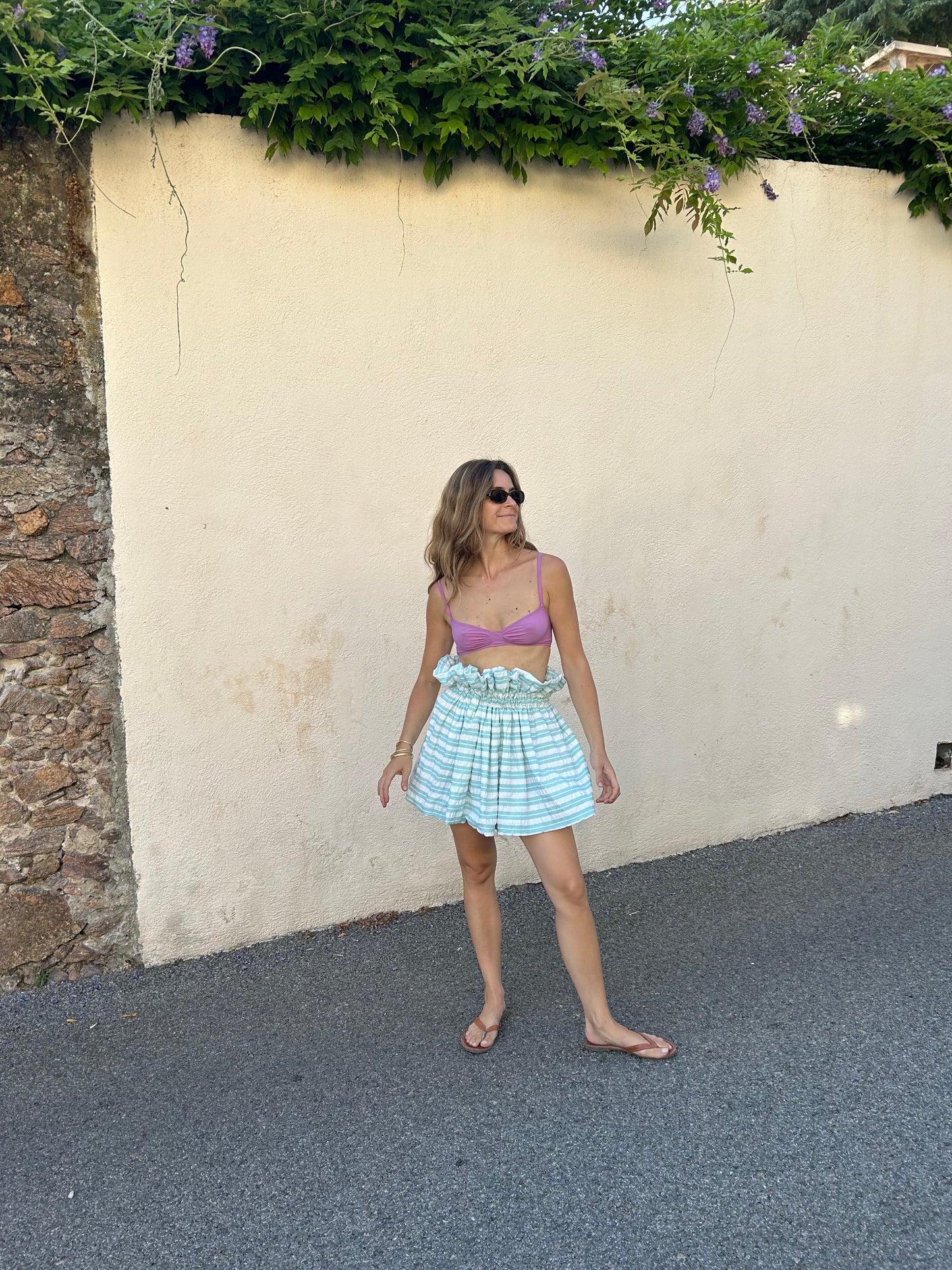 Puff Top/Skirt Turquoise