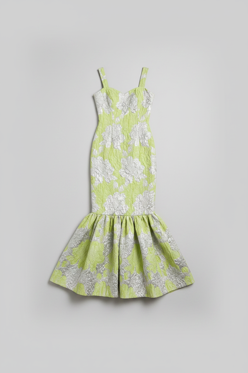 Nancy Long Dress Green