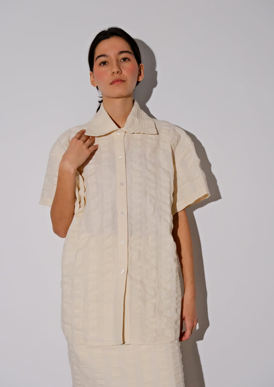 Joan shirt - Textured cotton